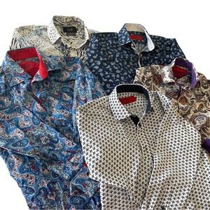 Elie Balleh lot of 5 boys dress shirts
